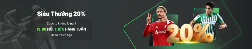 UK88 2 Siêu thưởng 20% Tại UK88